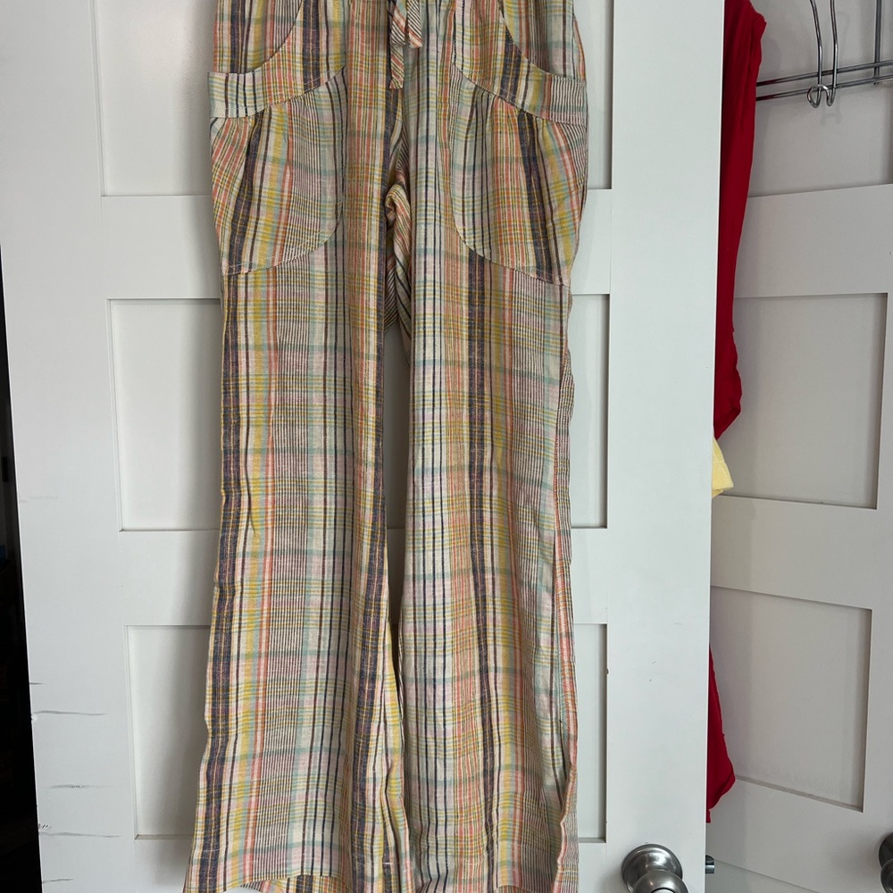 Urban Outfitters Linen Colorful Women's Pants